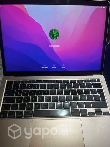 MacBook Air M1 8GB RAM 256GB SSD 13.3 "Gold MGND3B