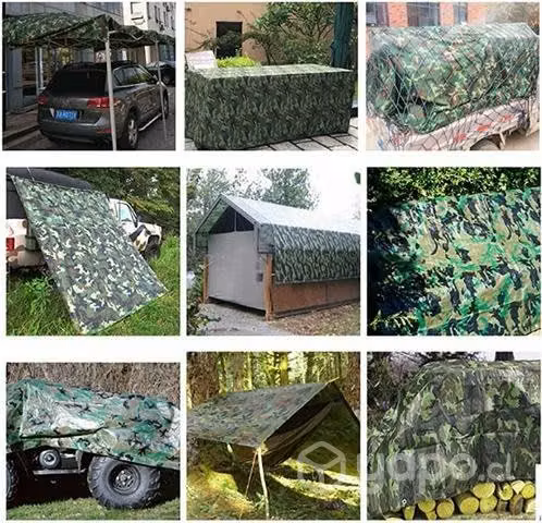 Carpa camuflaje 4x5 con ojales reforzados