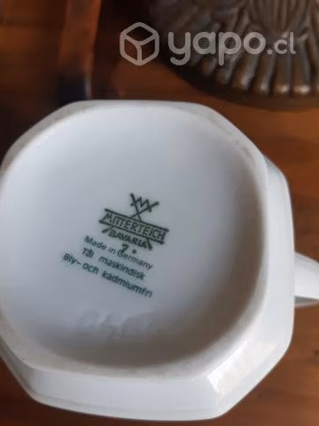 Cremero de porcelana Bavaria numerado