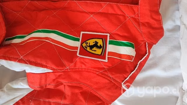 Traje Ferrari original formula uno niño - Imagen 3