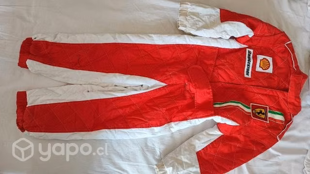 Traje Ferrari original formula uno niño - Imagen 4