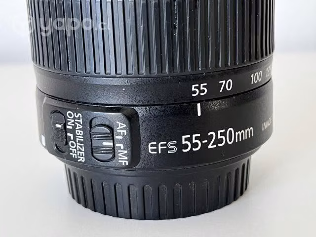 Lente Canon 55-250 mm