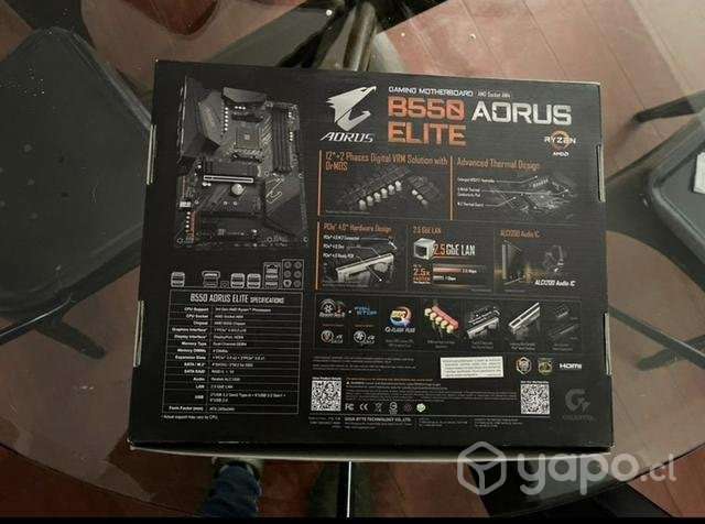 Placa Aorus B550 elite - Imagen 3