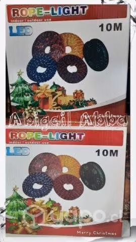 Bella manguera de luces led multicolor.