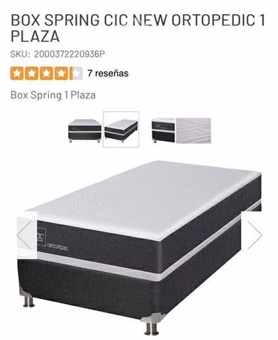 Cama 1 plaza nueva