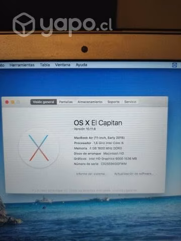 MacBook air late 2015 Conversable - Imagen 2