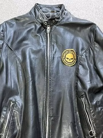 Chaqueta de 100% cuero motoquera