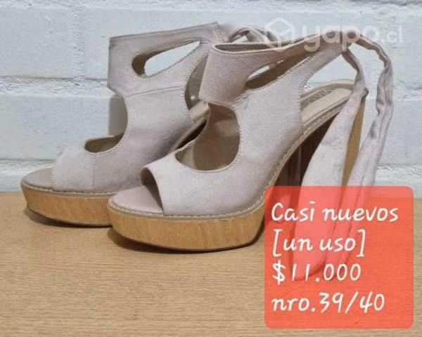 Zapatos nuevos y usados