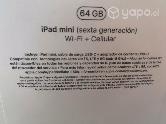 Ipad Mini 6ta gen - Imagen 3