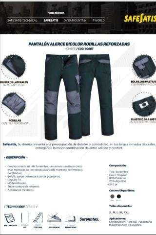 Pantalon Cargo canvas - Imagen 3