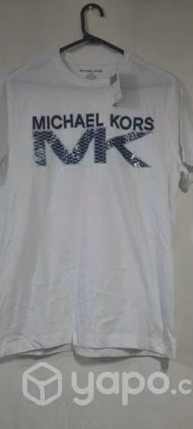 Polera unisex marca MICHAEL KORS color BLANCO