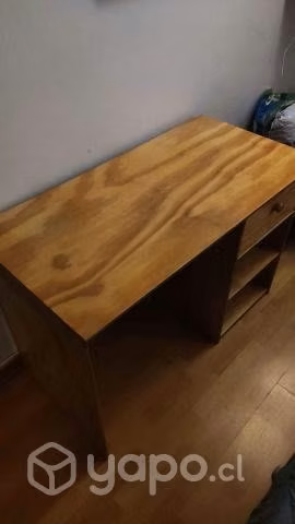Escritorio Hecho A Mano + Cajón + 2 Cajoneras - Imagen 4