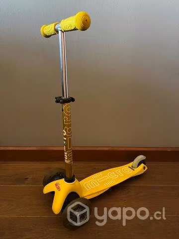 Impecable Monopatin Micro Mini Delux Amarillo
