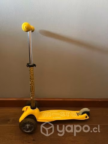 Impecable Monopatin Micro Mini Delux Amarillo - Imagen 2
