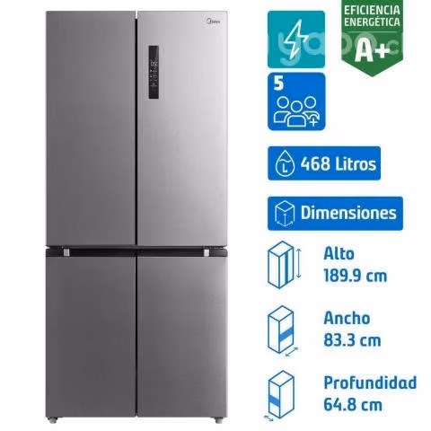 Refrigerador side by side 468 litros