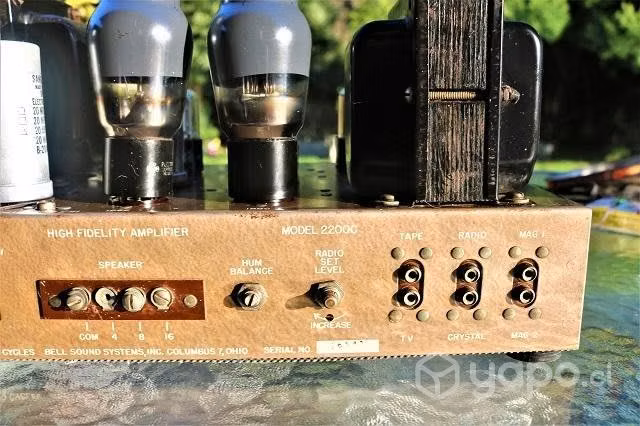 Amplificador a Tubos Bell 2200C Hi-Fi