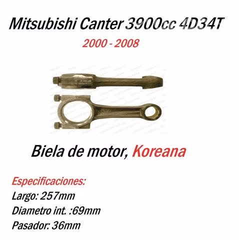 Biela Motor Mitsubishi Canter 3.9 4D34T