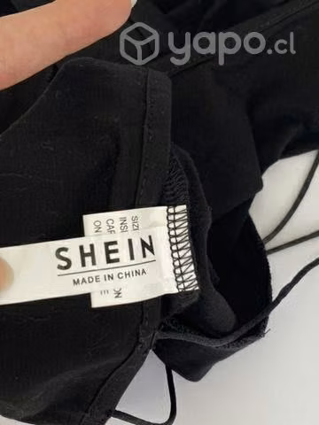 Top negro básico talla M