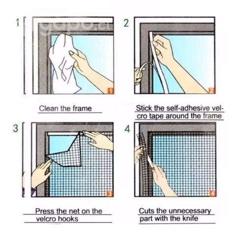 Malla Mosquitera Ventana Mosquitos