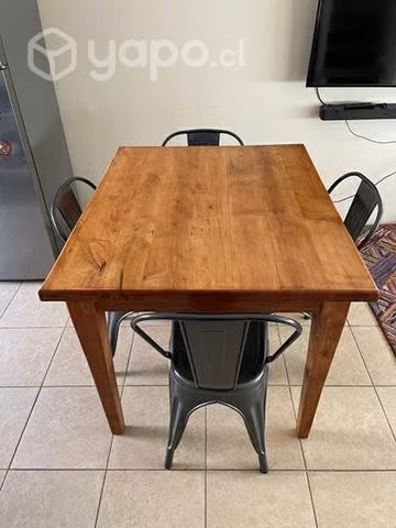 Comedor de roble + sillas - Imagen 3