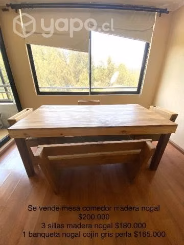 comedor nuevo de madera