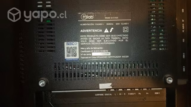 TV mlab 32 mpecable Estado no es smart TV