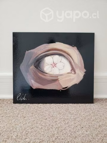 Ojo de almendro, 2021. Pintura en acrílicos