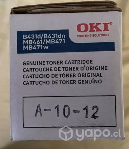 Toner OKI original - Imagen 2