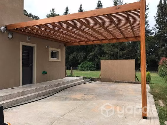Pergolas de madera