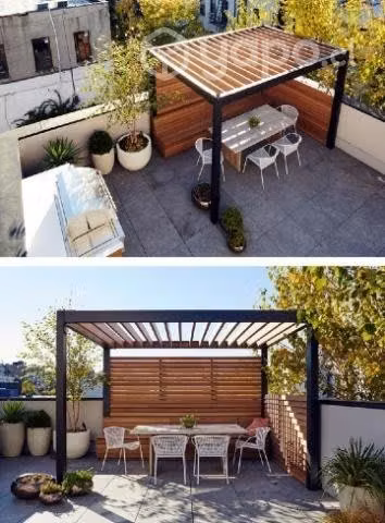 Pergolas de madera