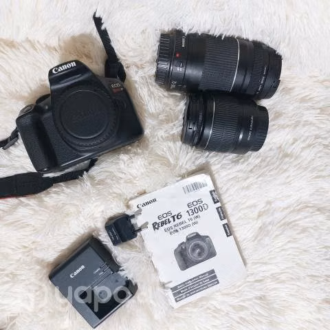 Canon rebel t6 full kit conversable
