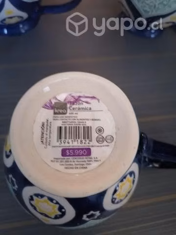 6 tazones ceramica