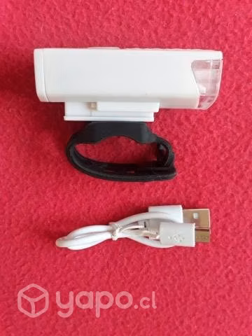 Luz de bicicleta recargable USB