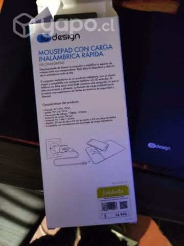 Mousepad con carga inalámbrica - Imagen 3
