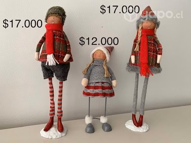 Figuras de decoración niños navidad
