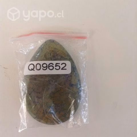 Ágata Tonos amarillos para pendiente Medidas 5 c - Imagen 3