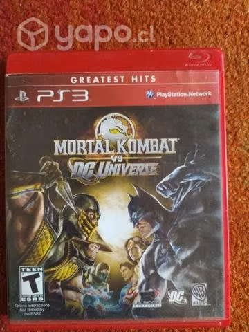 Juego ps3 mortal Kombat vs DC universe