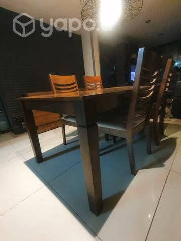 Comedor madera 8 sillas - Imagen 2