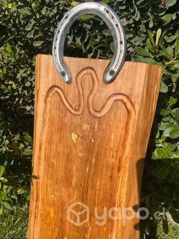 Tabla para Asados, Picoteos Madera Nativa Roble