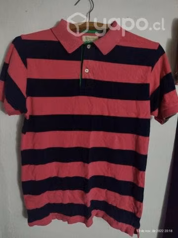 Polera Roja con rayas