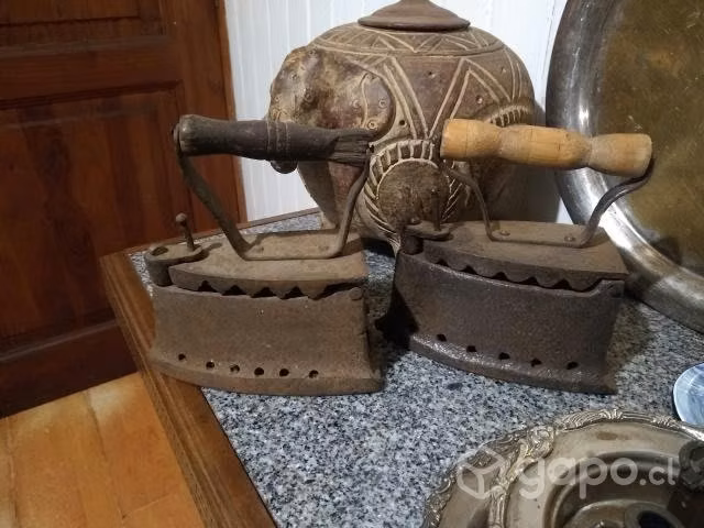 Antigua plancha carbón
