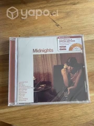 Cd Taylor Swift Midnights Blood Moon Edition