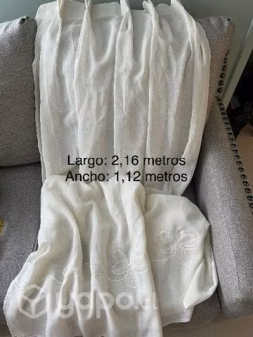 2 Cortinas lino