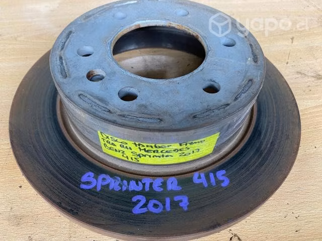 Disco Tambor freno trasero RH Mercedes Benz Sprint