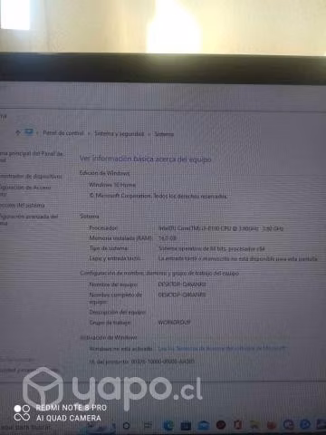 Pc gamer intel + msi gtx 1050 ti 4 gb