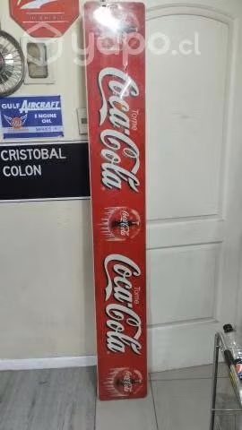Letrero Publicitario Coca Cola. 190 X 26CM ACRILI
