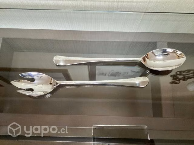 Cucharas de plaqué para servir la comida