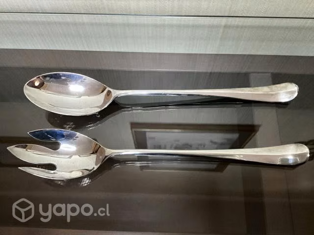 Cucharas de plaqué para servir la comida - Imagen 2
