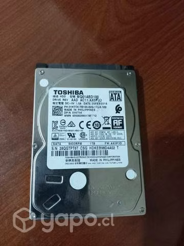 Disco duro HDD Toshiba 1Tb instalacion incluida