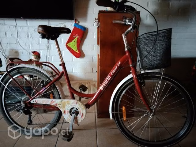 Bicicleta Bianchi aro 24 combios Shimano